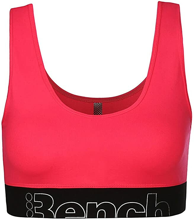 Bench Sport Damen Bustier, Bralette, Sport-BH, Sport Bra Top, bright pink L