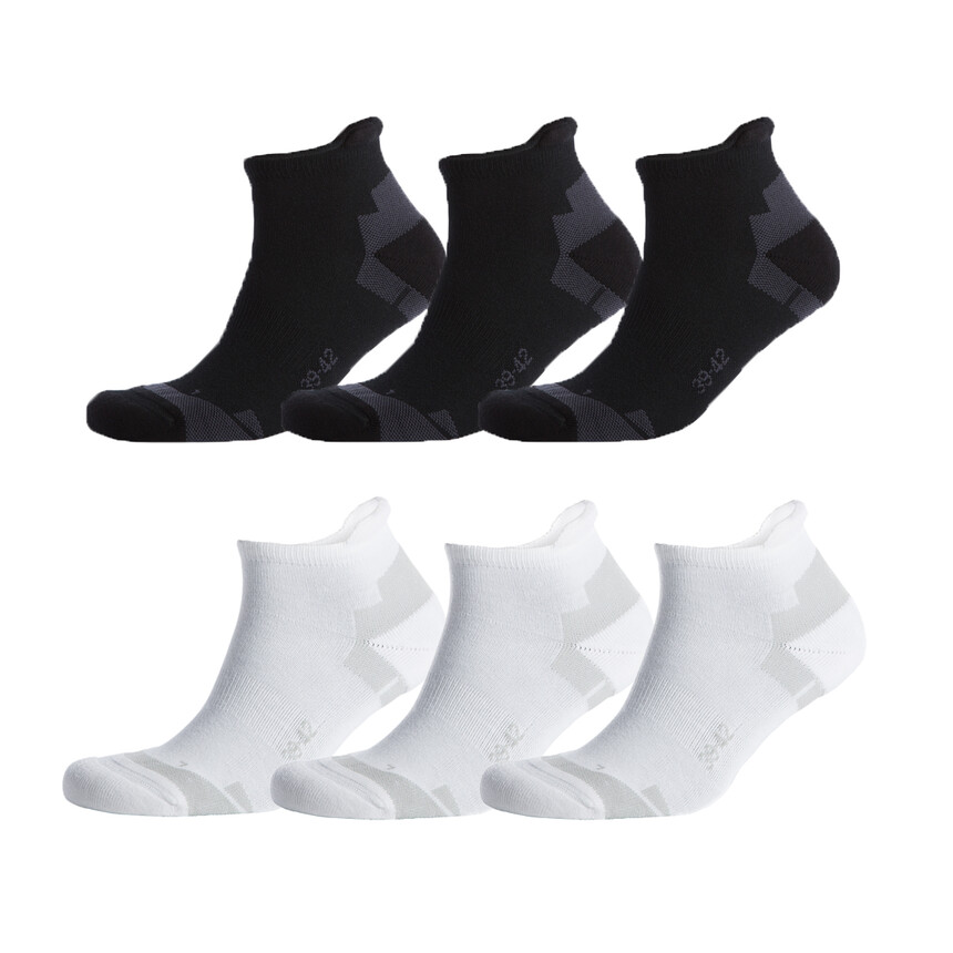 3 oder 6 Coolmax Sneaker Socken, Sport- u. Funktions- Socken für Damen u. Herren