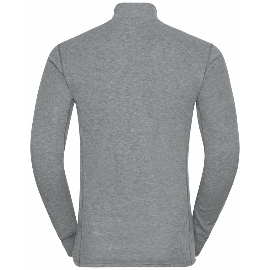 Odlo Active Warm Eco Funktionsunterwäsche Langarm-Shirt, grau meliert