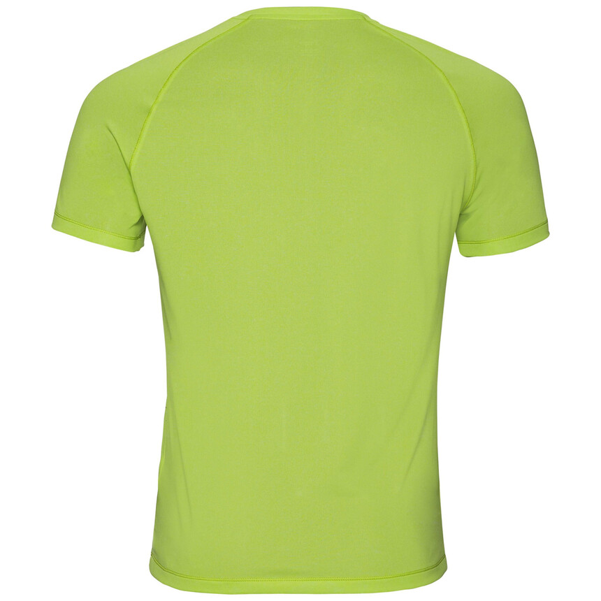 ODLO TOP AION Herren T-Shirt, Kurzarm-Shirt, Sportshirt acid lime melange